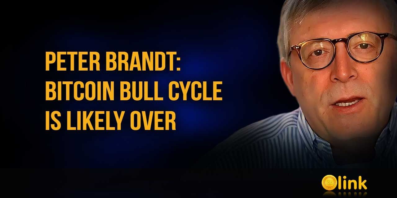 Peter Brandt - Bitcoin's bull cycle is likely over