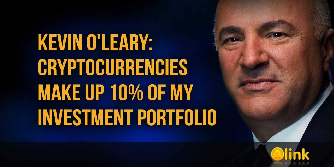 Kevin O'Leary - cryptocurrencies make up 10% of my investment portfolio